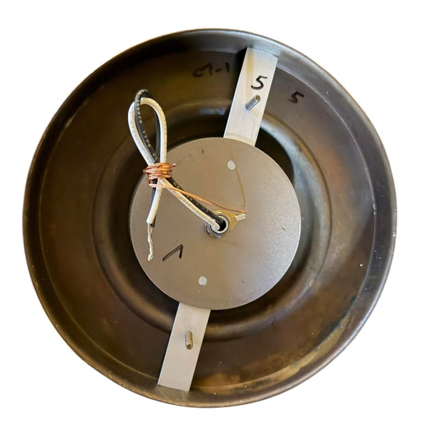 Metal Mid 20th Century Mid-Century University of North Carolina Tarheels Mascot Flushmount For Sale - Image 7 of 8