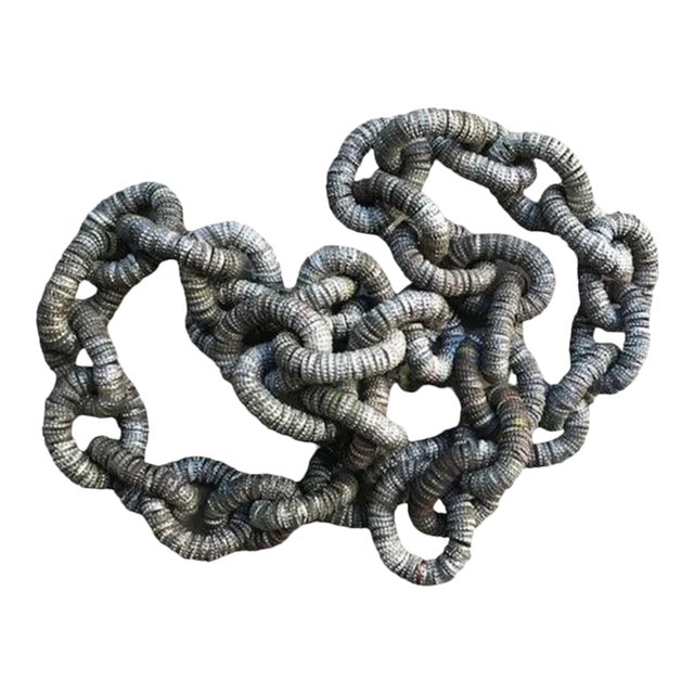 Bottle Cap Chain Vintage Americana Folk Art Chairish