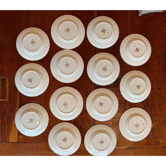 White Minton "Ancestral" 102-Piece Fine Bone China Set From 1952; Service for 12 For Sale - Image 8 of 18