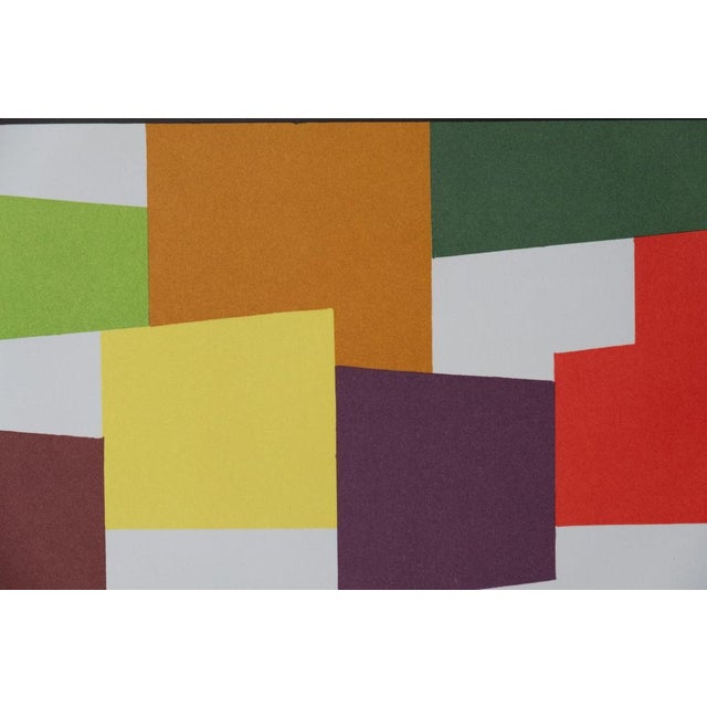 Yaacov Agam, Composition géométrique, Lithograph For Sale - Image 4 of 6