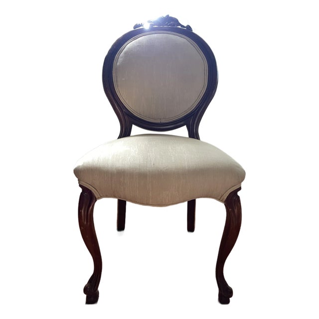 Early 20th Century Mahogany Ocasional Side Chair For Sale