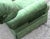 Late 20th Century Vintage Skirted Rolled Arm and Rolled Back Velvet Sofa For Sale - Image 5 of 11