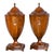 Pair of Regency Mahogany Knife Urns For Sale