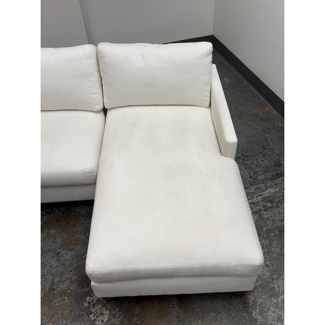 Norwalk Furniture Louise Sectional With Chaise For Sale - Image 9 of 12