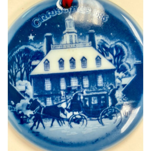Beautiful vintage Christmas ornament by Bing & Grøndahl, Copenhagen. Part of the limited edition "Christmas in America"...