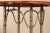 Brown Late 20th Century French Style Pine Top Iron Base Pub Table For Sale - Image 8 of 12