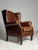 Wingback Club Chair in Sheep Leather For Sale - Image 16 of 18
