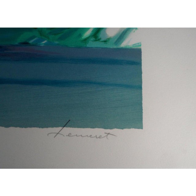 Modern Claude Hemeret, Printemps, la Vallée fleurie, Lithograph For Sale - Image 3 of 9
