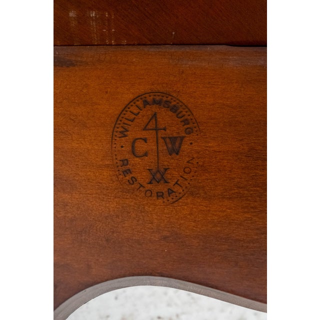 Kittinger Cw-2 Colonial Williamsburg Mahogany Handkerchief Table For Sale - Image 17 of 18