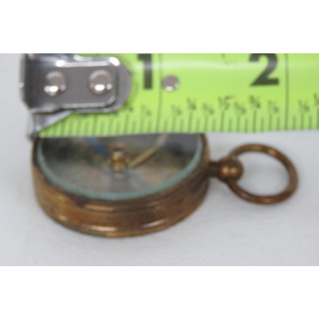 Metal Pocket Compass Made in France Early 20th Century Boussole 4490b For Sale - Image 11 of 11