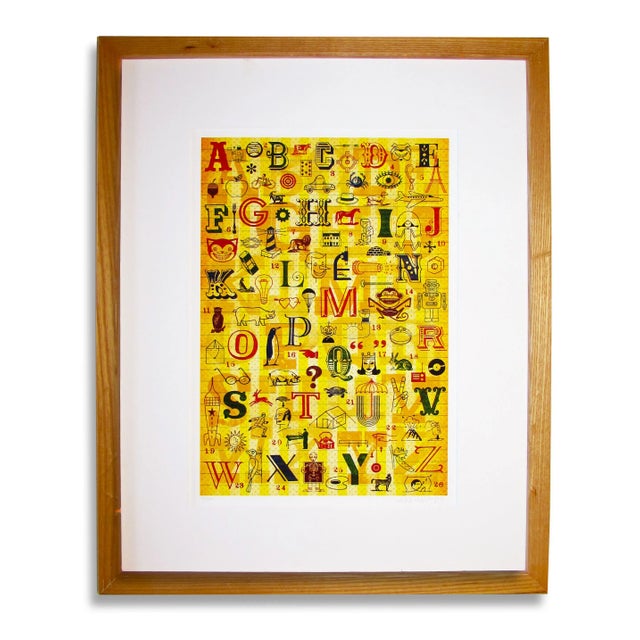 Malery Alphabet Print For Sale