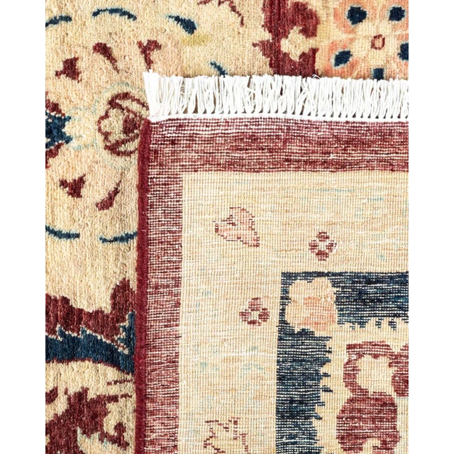 2000 - 2009 Mogul, One-of-a-Kind Hand-Knotted Area Rug in Red, 8' 2" x 10' 3" For Sale - Image 5 of 8