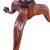 Brown Vintage Mahogany Two Tier Round Dumbwaiter Table – 1940s Regency Style Claw Foot For Sale - Image 8 of 11