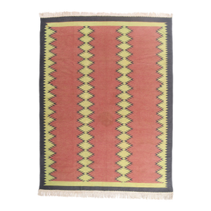 Vintage Indian Dhurrie Rug, 09'08 X 12'09