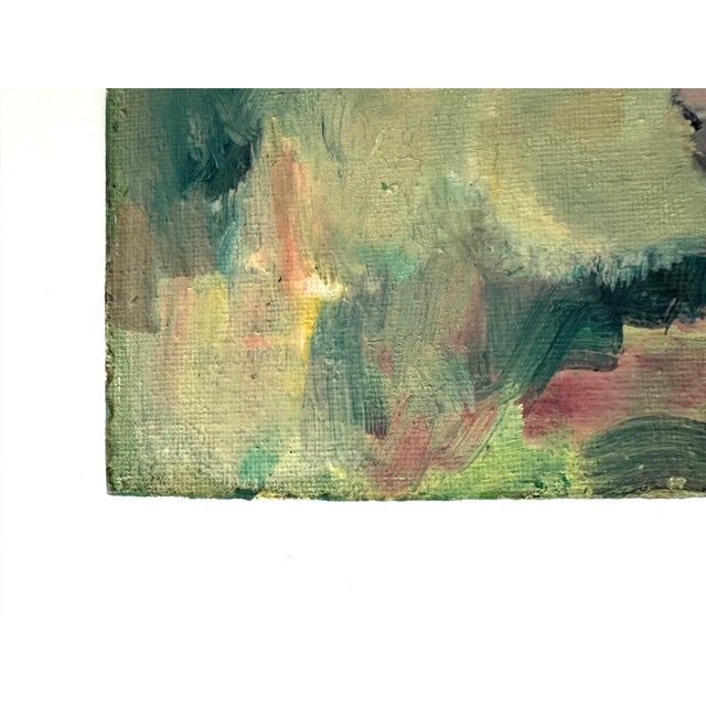 Vintage Original Oil Painting Black Americana Barbara Grace Burry Style South African Artist For Sale - Image 4 of 9