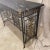 Oscar Bach Oscar Bach Art Deco Iron Console Table With Marble Top For Sale - Image 4 of 9