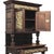 19th Century Flemish Renaissance Revival Secretary Bookcase in Solid Oak With Embossed Brass Panels For Sale - Image 12 of 13