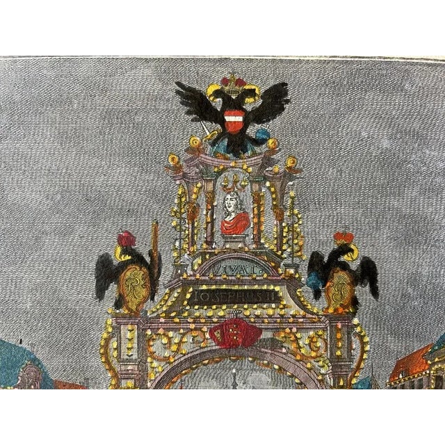 Georg Balthasar Probst, Optica Print of Ceremony in Germany, 1765, Paper For Sale - Image 4 of 9