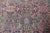 1950s VintageFlower Design Pink Tones Wool on Cotton Rug -9' 10'' X 6' 7'' For Sale - Image 9 of 12