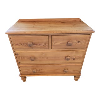 Antique Pine Two Drawers Over Two Drawers - Chest of Drawers - From England For Sale