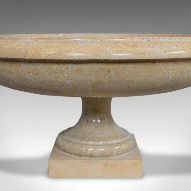 Late 20th Century Marble Pedestal Decorative Fruitbowl For Sale - Image 10 of 13