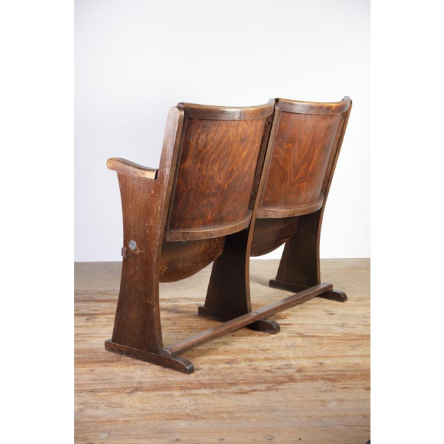 Vintage Cinema Bench from Ton, 1960s For Sale - Image 6 of 11