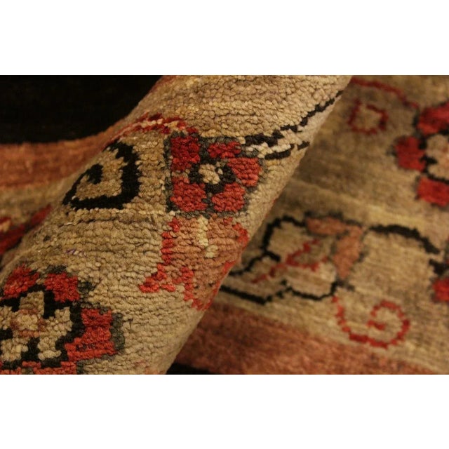 1990s 1990s Shabby Chic Gabbeh Brown/Tan Wool Rug - 3'11 X 5'10 For Sale - Image 5 of 8