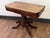 Brown American Empire Swivel-Top Games Table For Sale - Image 8 of 12