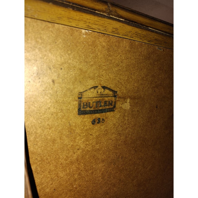 Antique Oak Display Cabinet With Glass Panels by Butler Specialty Company For Sale - Image 10 of 12