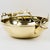 Large Gilded Brass Centerpiece Bowl With Stag Heads Handles For Sale In Atlanta - Image 6 of 8