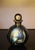 Decorated Glass Bottle with 925 Silver Neck from Isle of White, 2004 For Sale - Image 3 of 11