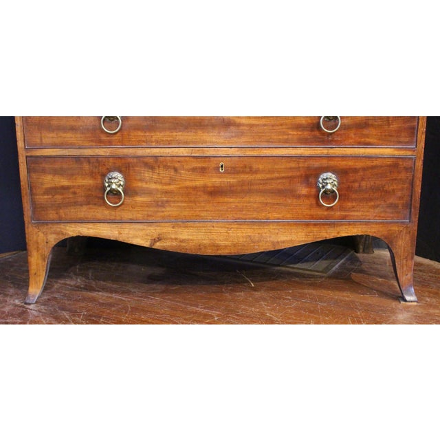 Circa 1790 English George III Period Secretaire Bookcase For Sale - Image 17 of 17