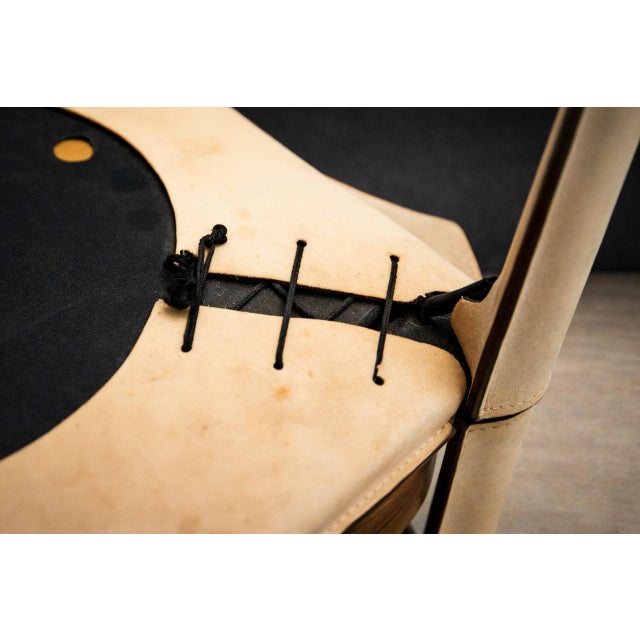 Brazilian Modern Set of 4 Chairs in Suede, Mario Bellini, 1970s For Sale In New York - Image 6 of 9