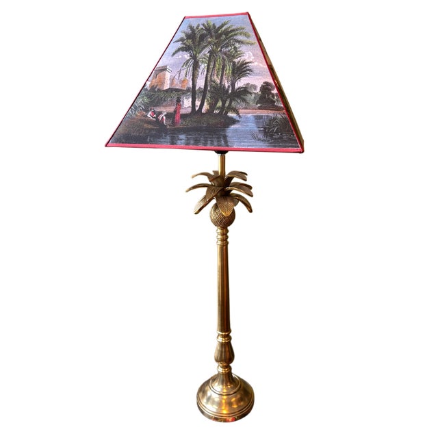 Not Yet Made - Made To Order Palma Lamp with Exotique Carré Lampshade by Tiller For Sale - Image 5 of 5