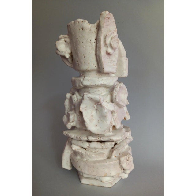 13.2" Sculptural Ceramic Vase 'Las Meninas' # 1 For Sale - Image 4 of 7