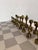 1970s Steel and Brass Chess Set from Italfama, 1970, Set of 33 For Sale - Image 5 of 9