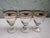 Vintage Mid-Century Modern Handmade Ussr Crystal Decanter & Six Cordial Glasses Set With Gold Bands, Barware - 7 pcs For Sale - Image 9 of 11