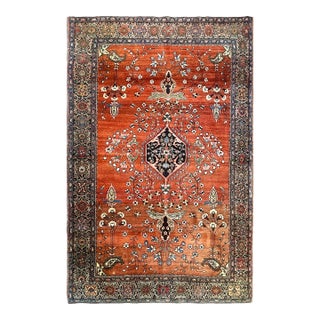 Antique Persian Sarouk Feraghan Rug For Sale