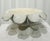 White Mid 20th Century Folk Art Scalloped Concrete Pedestal Planter / Garden Urn For Sale - Image 8 of 13