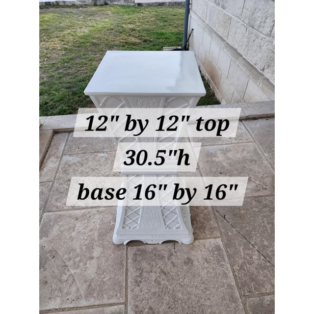 Italian Vintage Italian Ceramic Pedestal For Sale - Image 3 of 11