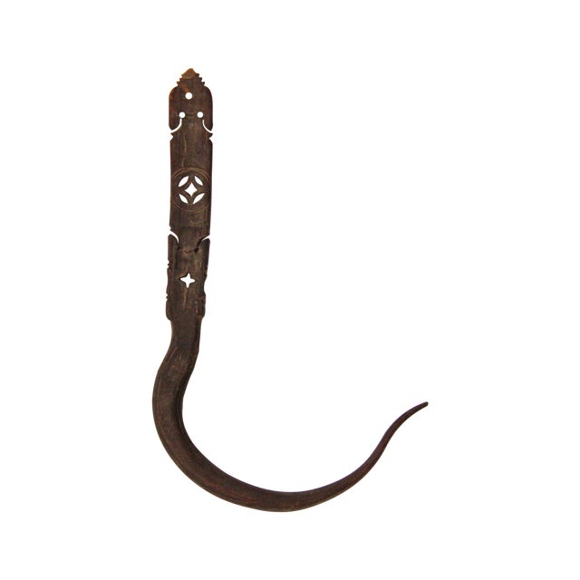 19th Century Chinese Carved Horn Hook Chairish