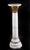 20th Century White Marble & Ormolu Mounted Pedestals, Set of 2 For Sale - Image 3 of 14