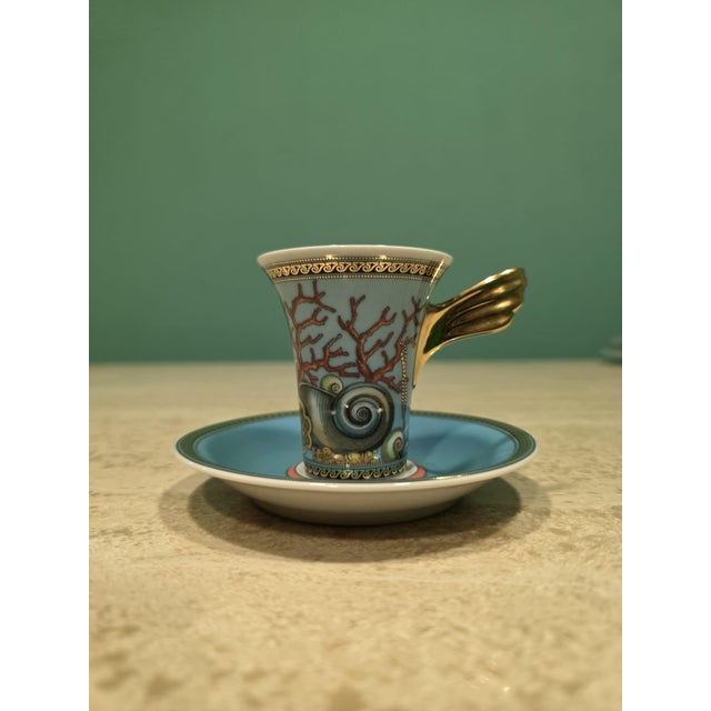 1990s Le Tresors De La Mer 12-Person Dinner Service by Gianni Versace for Rosenthal, 1990s, Set of 123 For Sale - Image 5 of 18
