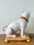 Mid 20th Century Vintage Regency Italian Glazed Ceramic Dog For Sale - Image 5 of 12