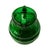 Vintage Mid Century Green Ribbed Glass Ball Pitcher W/Ice Lip 96 Oz For Sale - Image 4 of 4