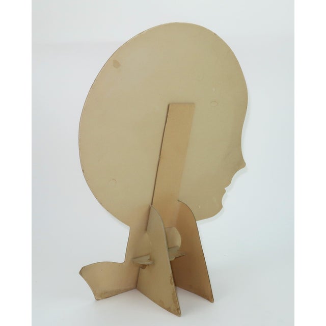 Art Deco Die Cut Lithograph Store Display of Bathing Beauty, c.1930 For Sale - Image 10 of 15