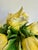 Vintage Italian Hand-Painted Yellow Tulip Majolica Bouquet Centerpiece For Sale - Image 10 of 12