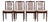 Danish Modern Sculpted Solid Rosewood Dining Chairs by Vamdrup Stolefabrik, Set of Four For Sale
