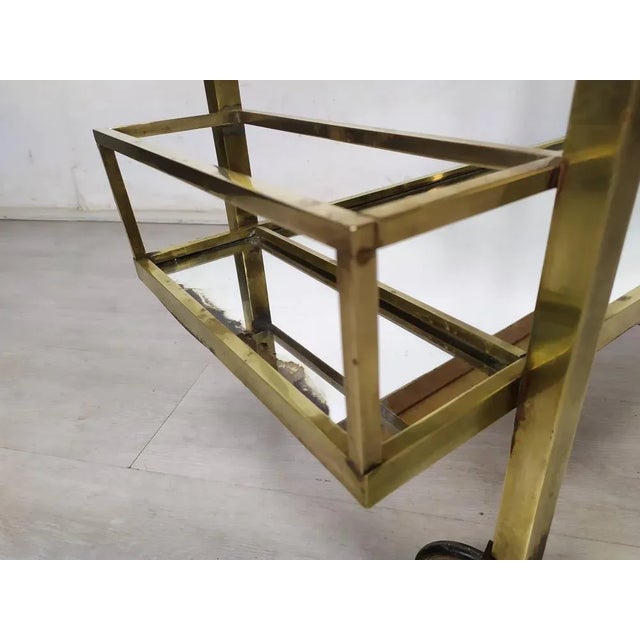 Art Deco Modern Trolley by Jacques Adnet For Sale - Image 11 of 18