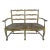 Country French Rush Settee For Sale